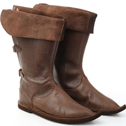 Medieval Tall Boots - Rear Buckles