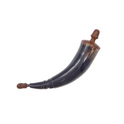 Powder Horn Carved Spout ONC16