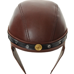 India Made - Leather Roman Helmet PA910998