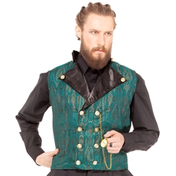 Double Breasted Brocade Waistcoat