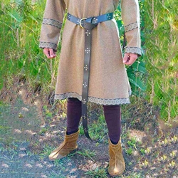 Long Leather Medieval Belt RB674
